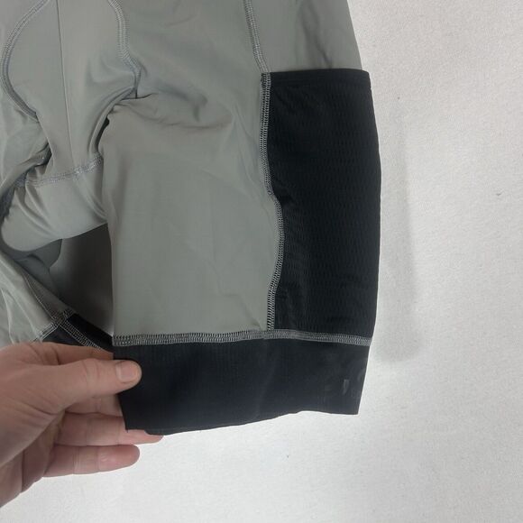 Sportneer NEW Padded Cycling Shorts Mens XL Gray Performance Stretch Bike NWT - Picture 3 of 13